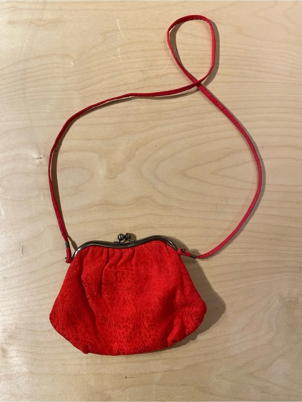 Mitzi Red Women's Crossbody Clutch Bag (RK)